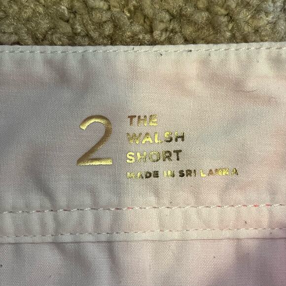 Lilly Pulitzer Walsh Shorts Reef Retreat Pattern Size 2 Pink and Blue Watercolor - Picture 8 of 10